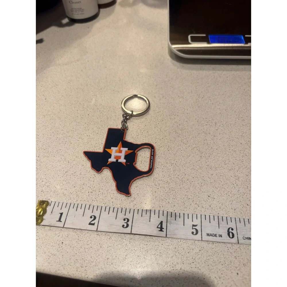 Houston Astros MLB Texas State Shape Keychain Bottle Opener Team ProMark 2019